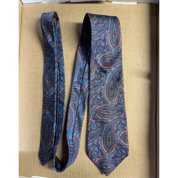 Hardy Amies Pure Silk London Tie - Picture 2 of 2